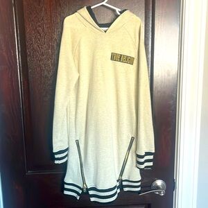 True Religion Girls Size Medium Hoodie Dress